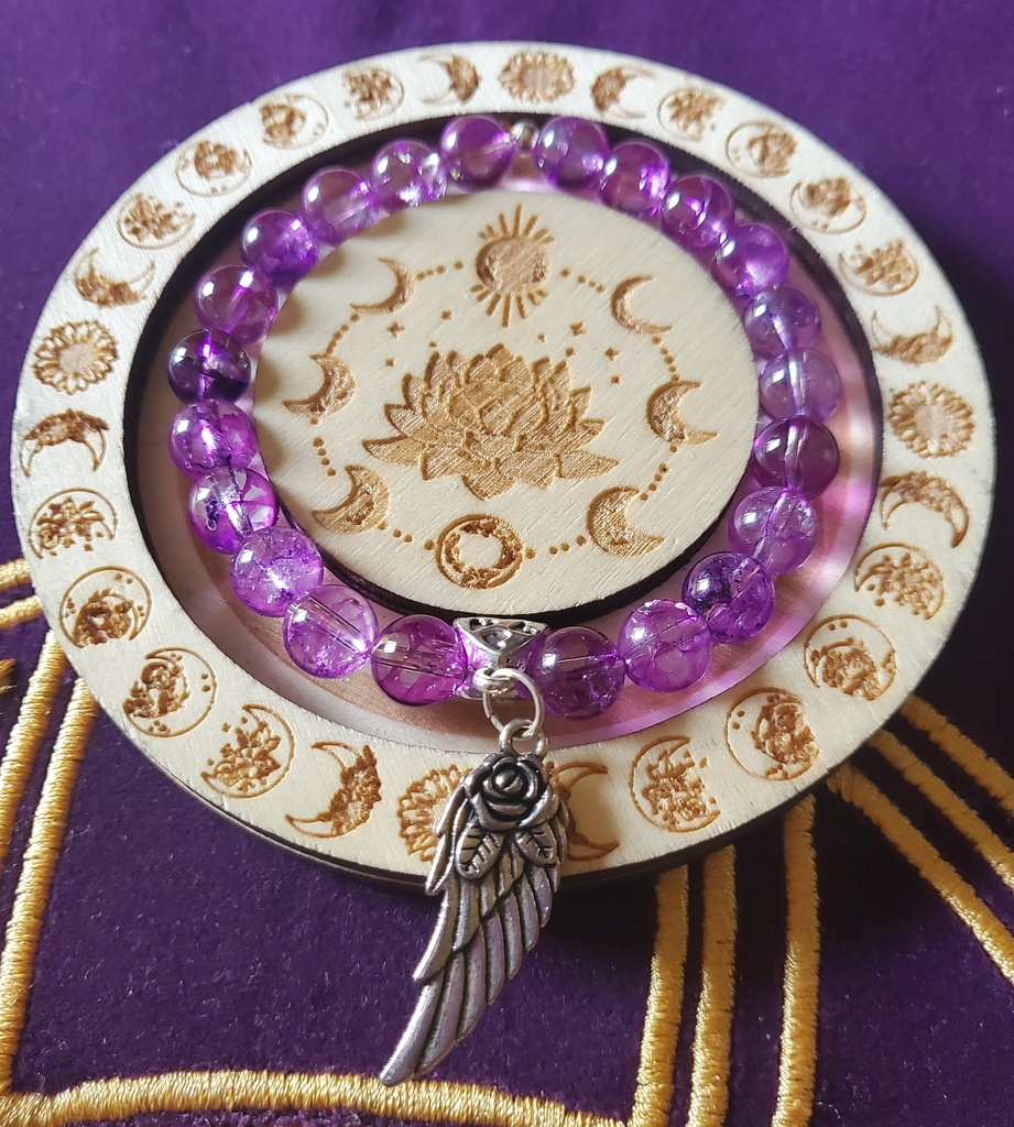 Bracelet Aqua Aura plume d'ange