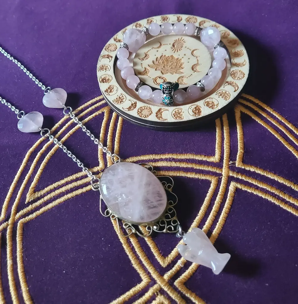 Quartz rose ange