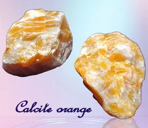 Calcite orange / jaune