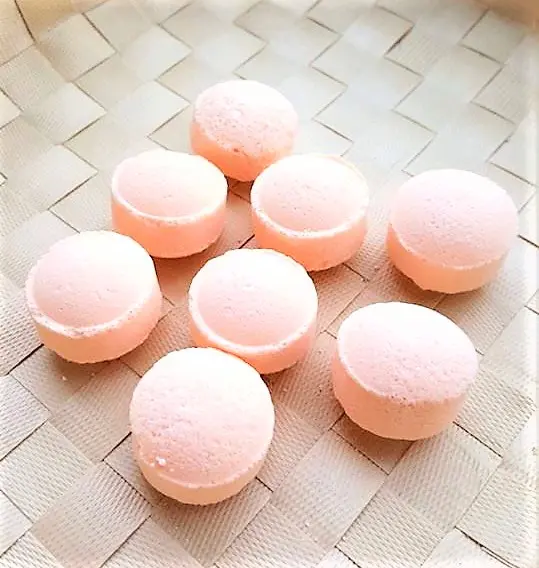 petite boule sel de bains huiles essentielle