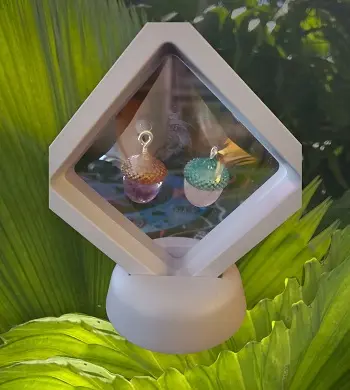 Pendentif minéraux gland