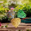 Porte clefs Cœur Arbre de vie