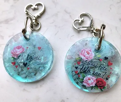 Porte clefs pour le cœur d'une mère