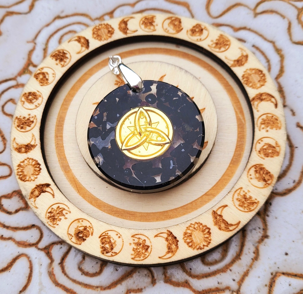 Pendentif celtique tourmaline