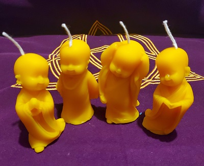 Bougie petit bouddha