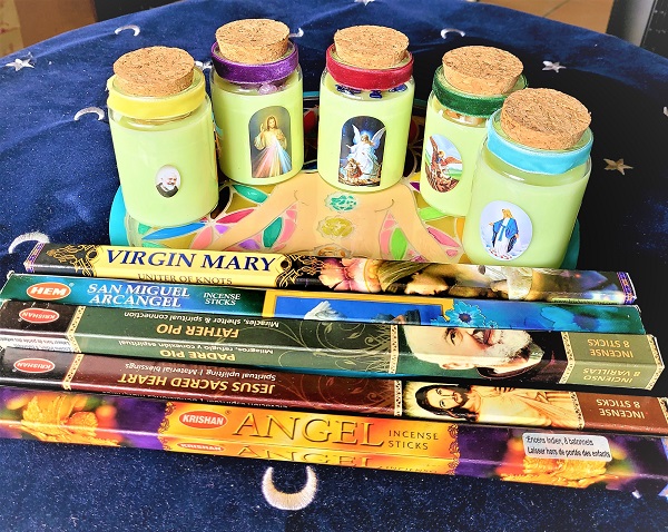 Bougie énergétique spirituelle