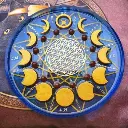Planche lunaire fleur de vie