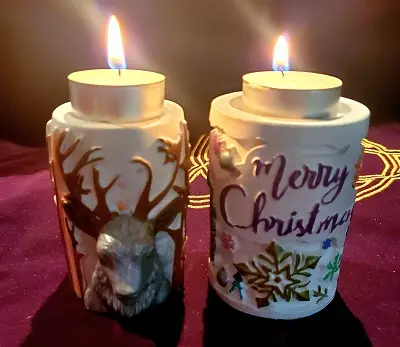 Support chauffe plat noël 