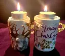Support chauffe plat noël 