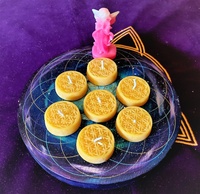 Bougie chauffe plat cire d'abeille