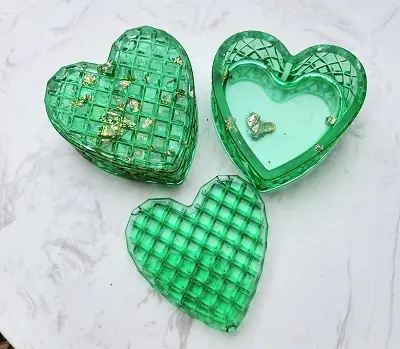 Ensemble plâteaux pot résine