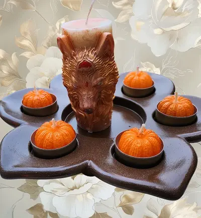 Pilier loup celtique