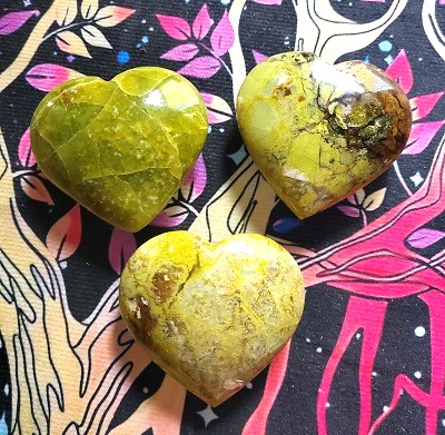 Coeur Opale verte 