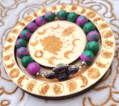 Bracelet Jaspe Améthyste