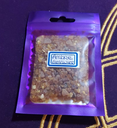Encens ambre granuler