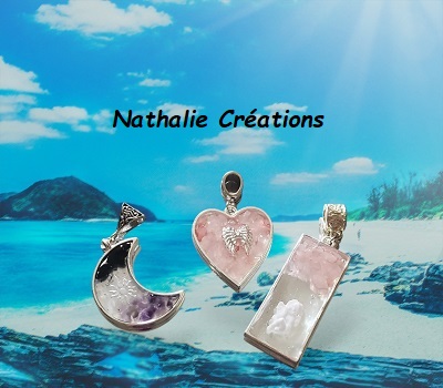 Pendentif minéraux personnalisé 