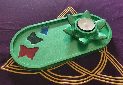 Support lotus et son plateau 