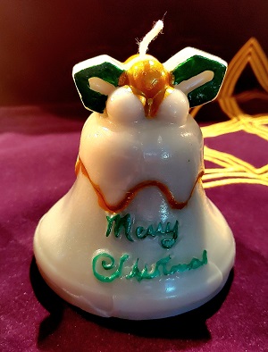 Bougie cloche de Noël 