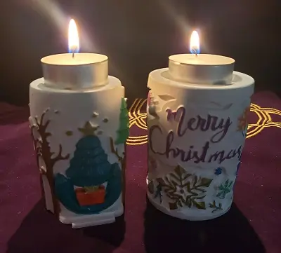 Support chauffe plat noël 