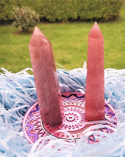 Bâtons Quartz cerise