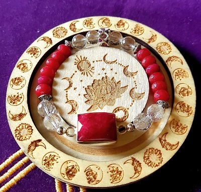 Bracelet Rubis rouge 