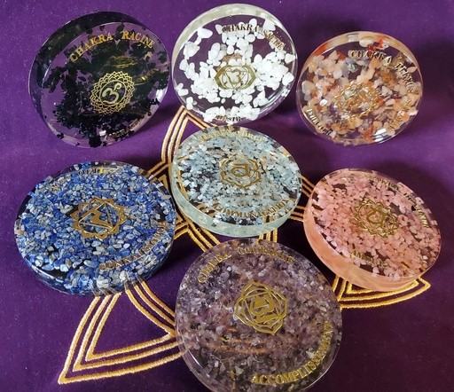 Support minéraux chakras