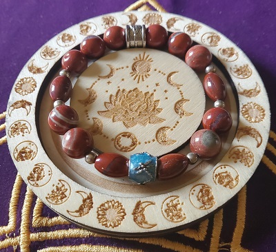Bracelet Jaspe rouge