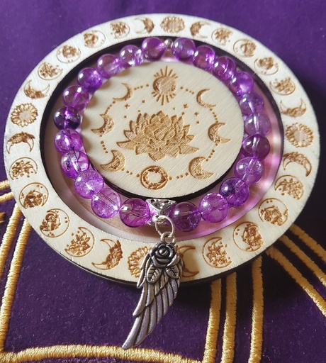 Bracelet Aqua Aura plume d'ange