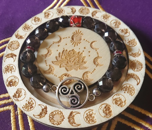 Bracelet Quartz fumé 
