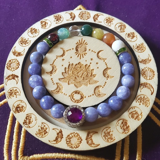 Bracelet Angélite chakra