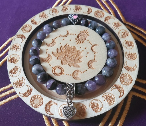 Bracelet Améthyste chevron