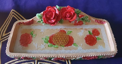Support fleur de vie Amour