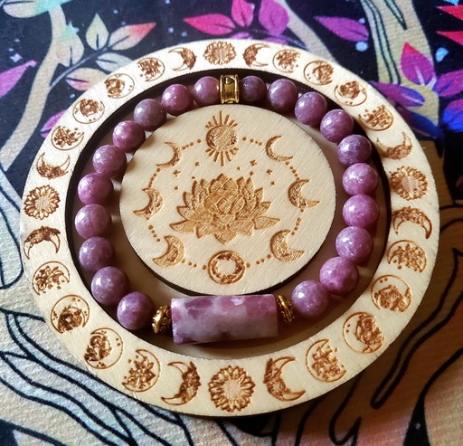 Bracelet Lépidolite