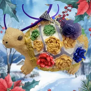 Pendentif tortue Améthyste