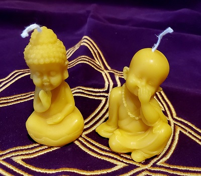 Lot de 2 bouddhas