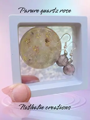 Parure Quartz rose