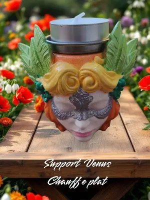 Support chauffe plat Vénus