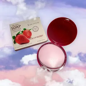 Feuille de savon fraise 