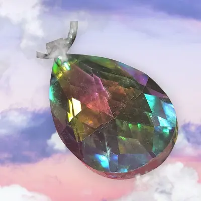 Pendentif Swarovsky forme goutte