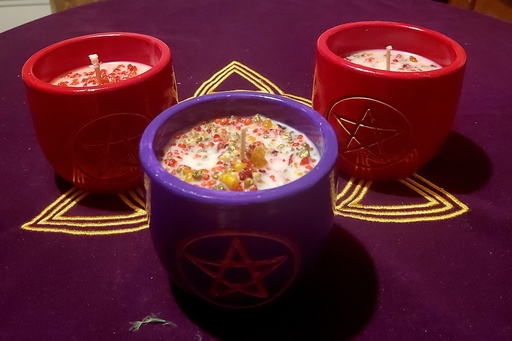 Bougie Pentacle 