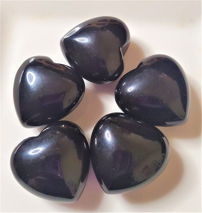 Coeur obsidienne noire