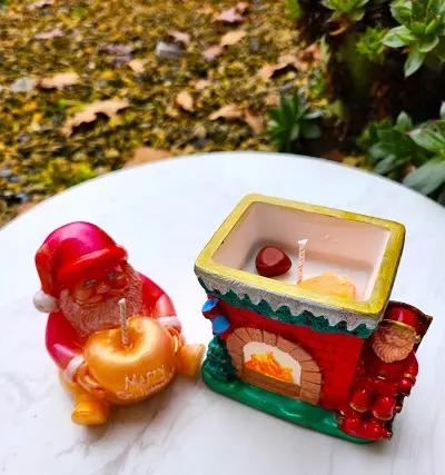 Bougie fête de noel